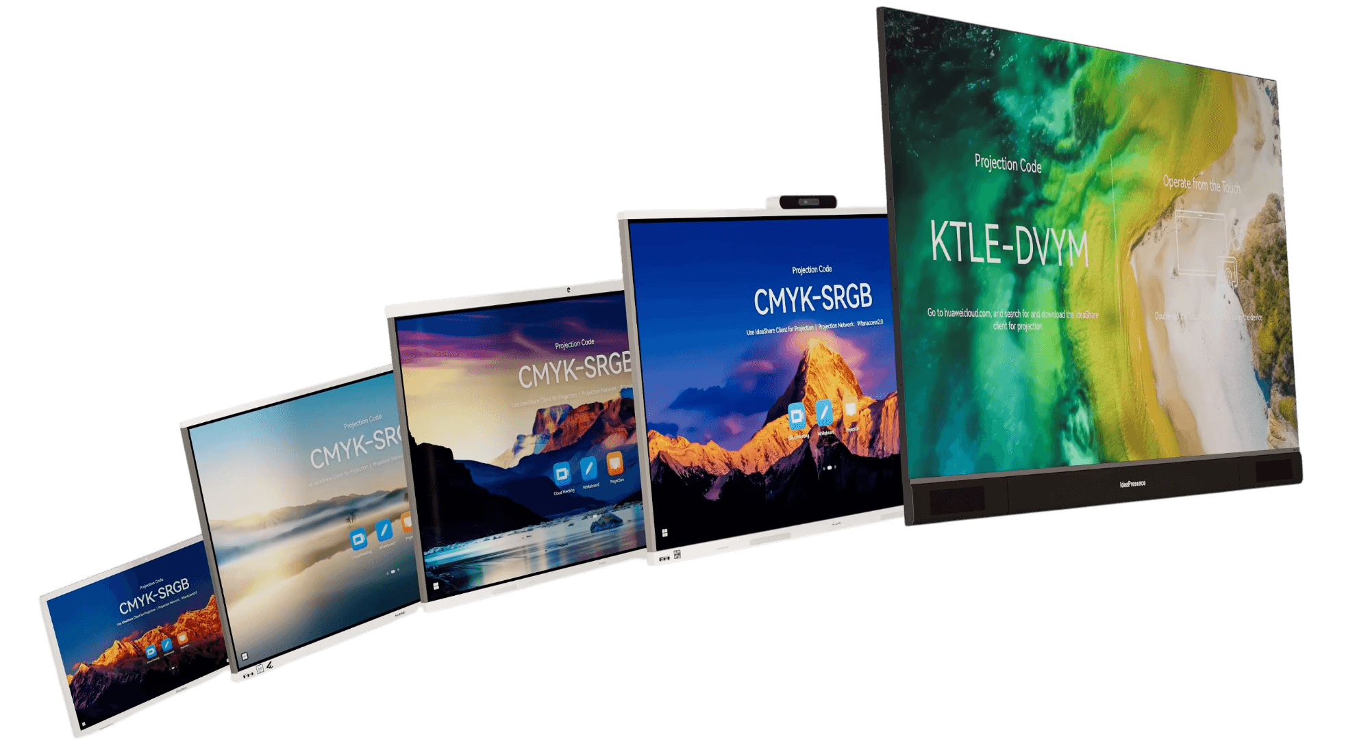Huawei IdeaHub interaktif ekran ailesi